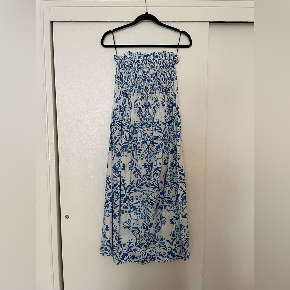 Strapless Midi Dress